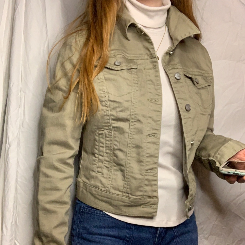 Army Green Bomber Jacket